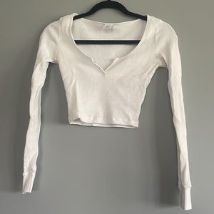 TNA cropped long sleeve top